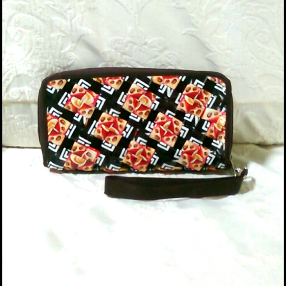 Unique large wallet wristlet